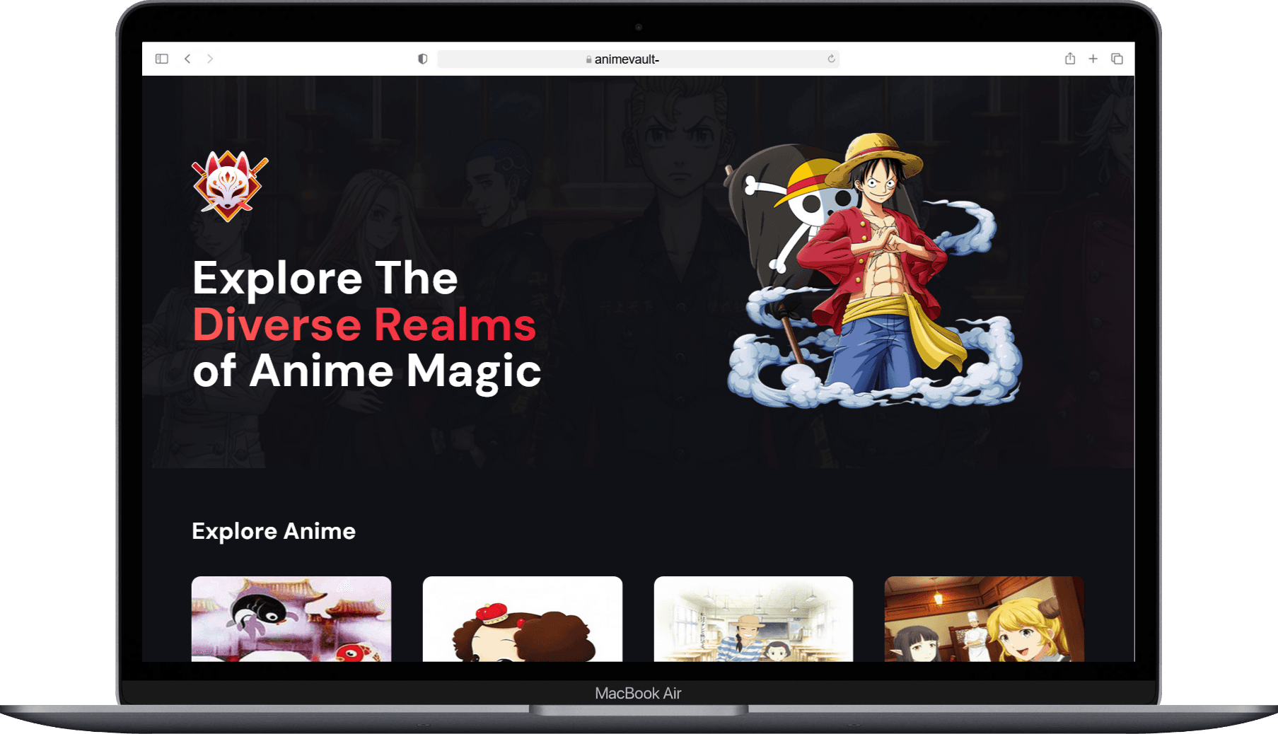 Anime Landing Page